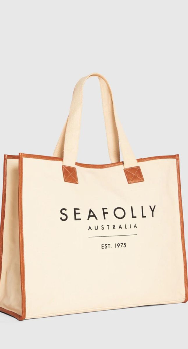 Seafolly Carriedaway Canvas Tote