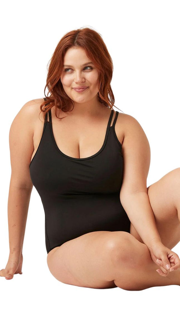 Modibodi® Period Swimwear One-Shoulder One Piece - Recycled