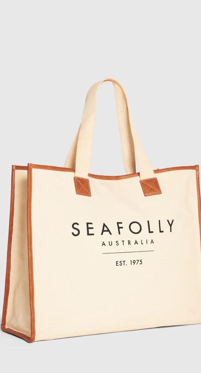 Seafolly Carriedaway Canvas Tote