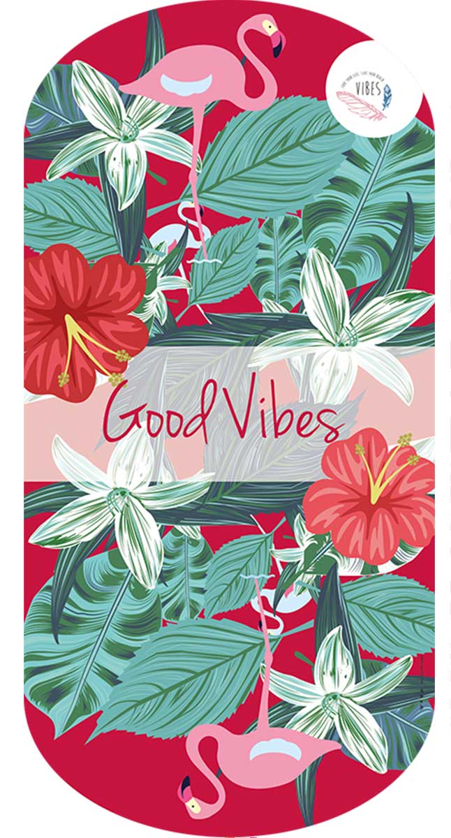 Vibes Good Vibes Ultramicrofibre Towel - Made in Italy 1900x900mm
