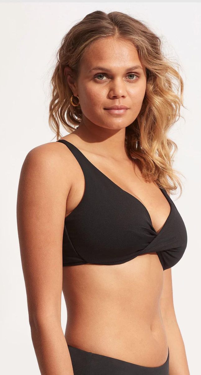 Seafolly Collective Wrap Front F Cup Bra