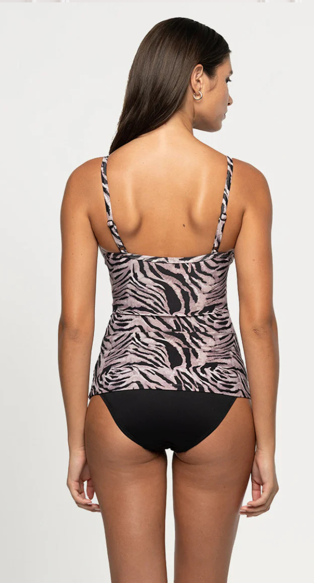 Tuamotu Kate Multifit Ruched Front Tankini Top