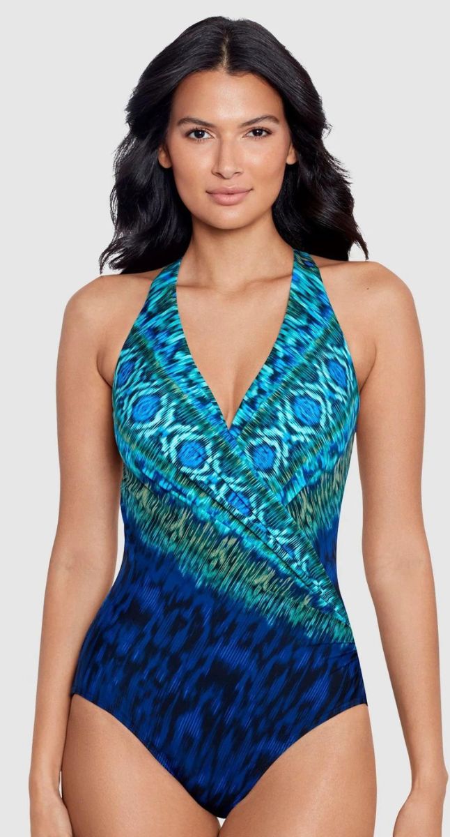 Alhambra Wrapsody Crossover One Piece Shaping Swimsuit