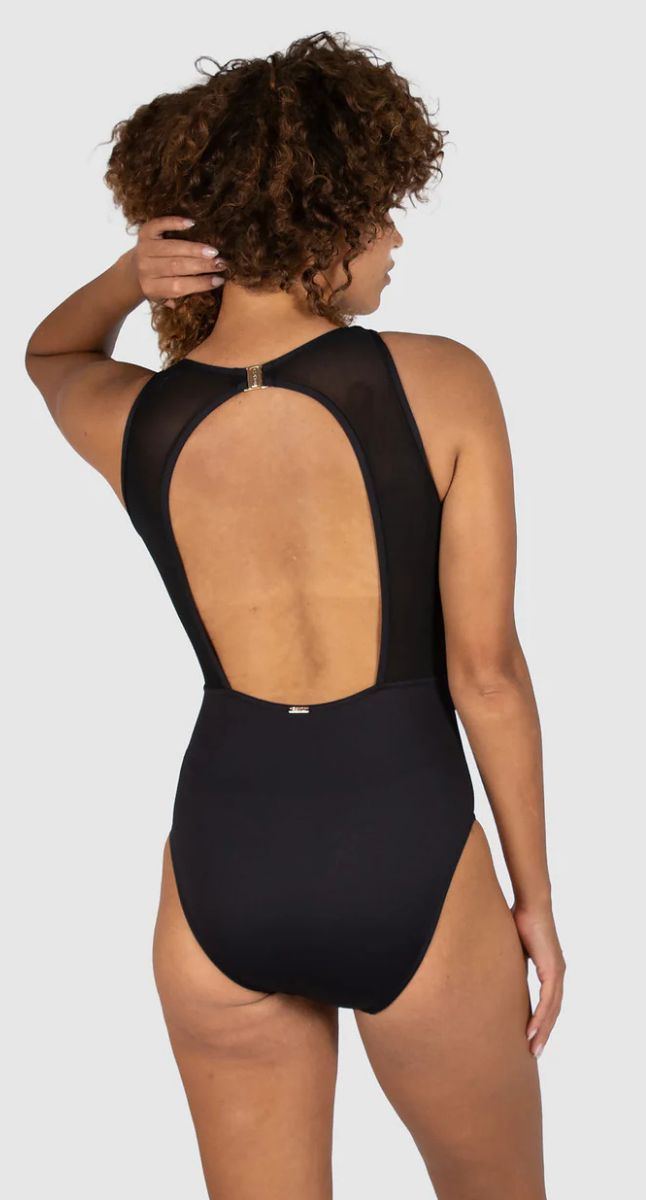 Baku Chloro High Neck One Piece Swimsuit