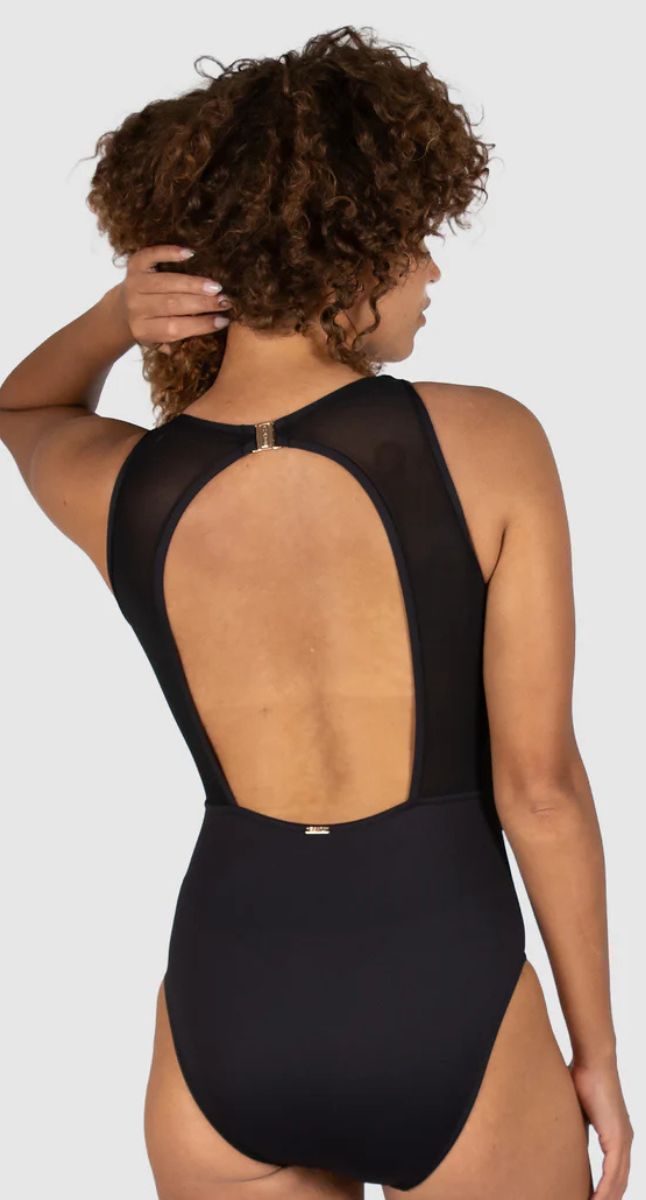 Baku Chloro High Neck One Piece Swimsuit