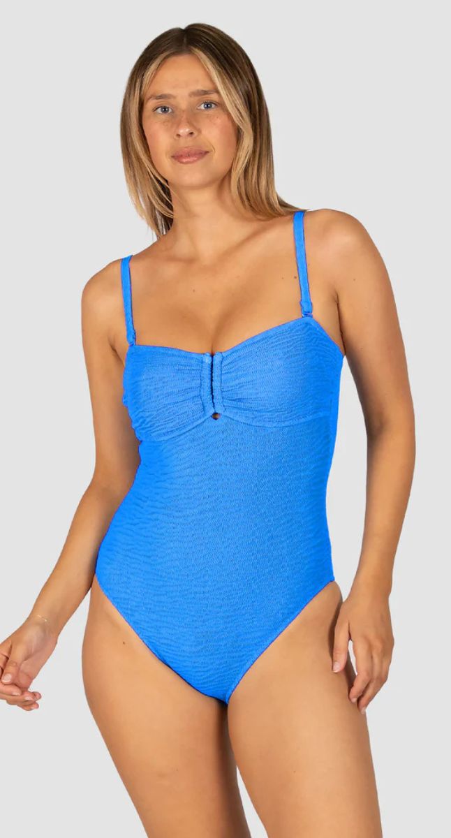 Baku Ibiza D,Dd Cup Bra Fit Underwire Bandeau One Piece Swimsuit