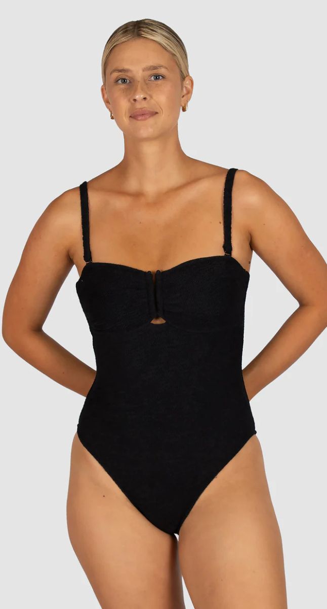 Baku Ibiza D,Dd Cup Bra Fit Underwire Bandeau One Piece Swimsuit