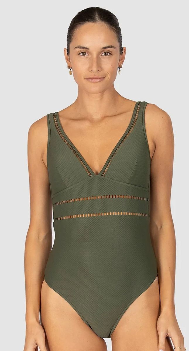 Baku Rococco Long Line One Piece Swimsuit