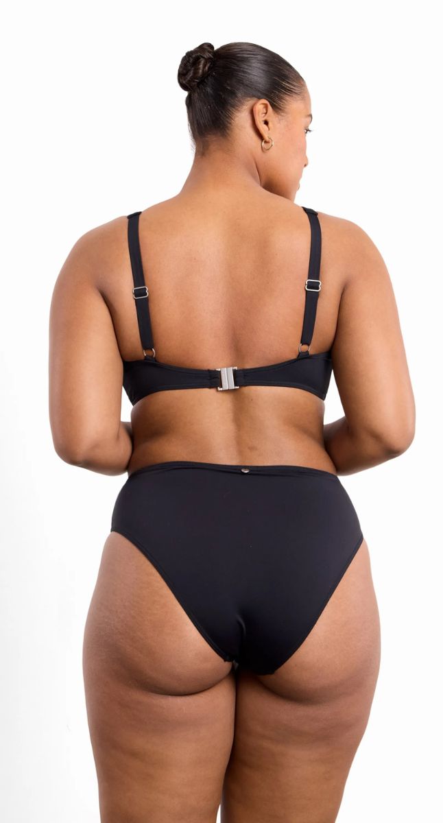 Basix Highrise Leg Pant - Black