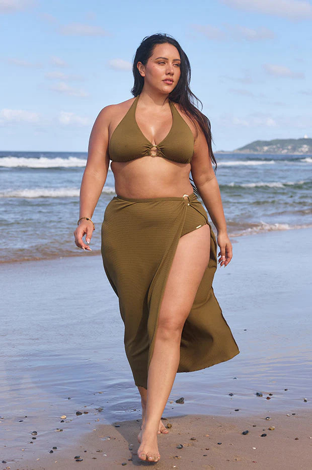 Capriosca Zanzibar Maxi Split Skirt