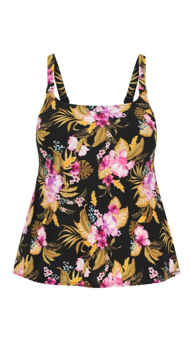 Capriosca Carribean Cholrine Resistant Tankini Top
