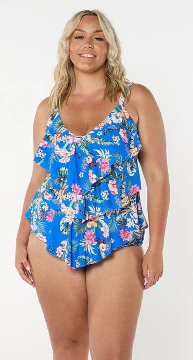 Capriosca Florida 3 Tier Tankini Top