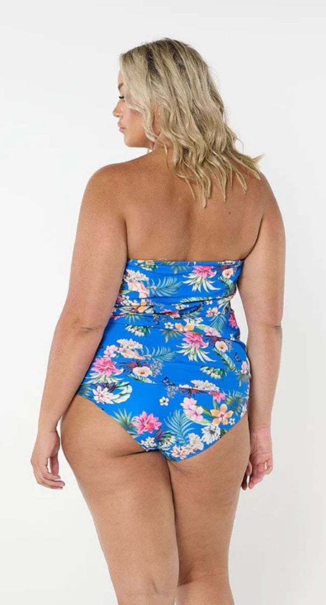 Capriosca Florida Flouncy Tankini Top