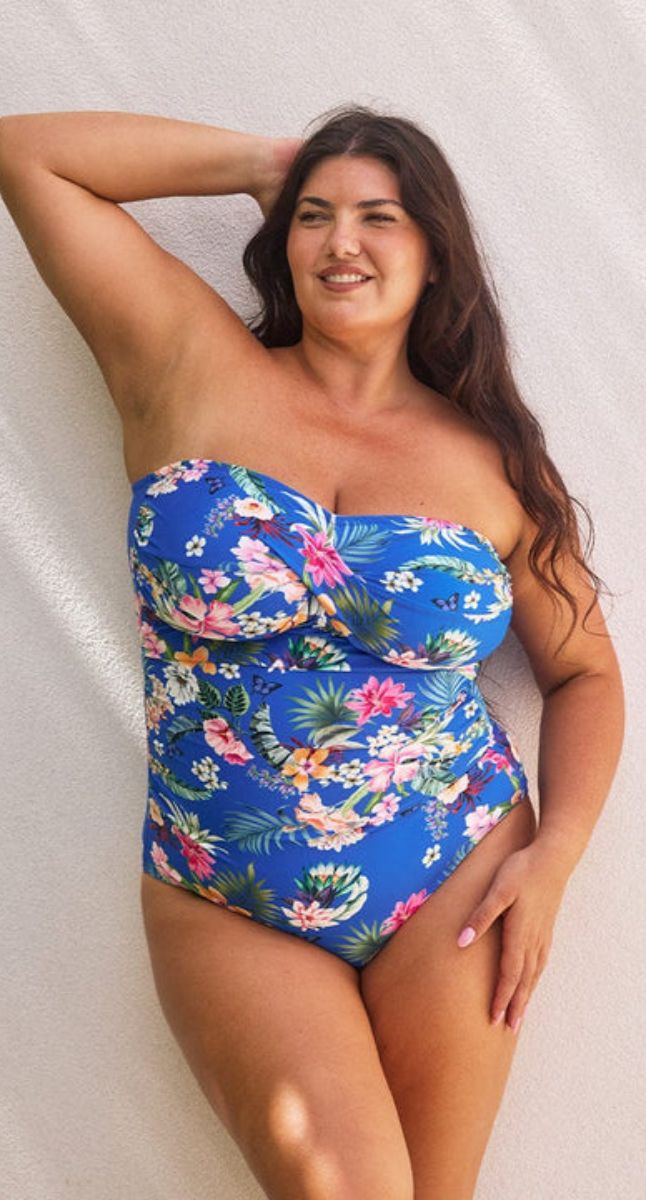 Capriosca Twist Bandeau One Piece