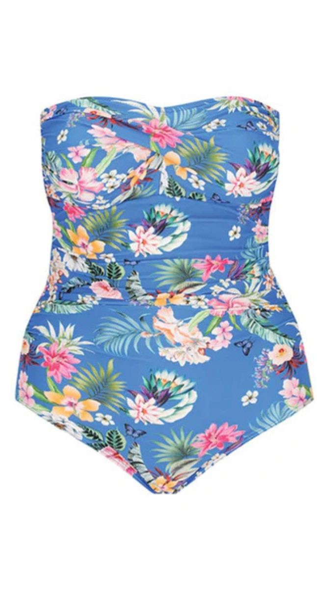 Capriosca Twist Bandeau One Piece