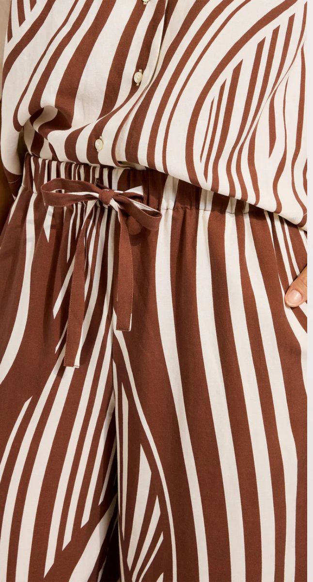 Coastline Drawcord Wide Leg Pant