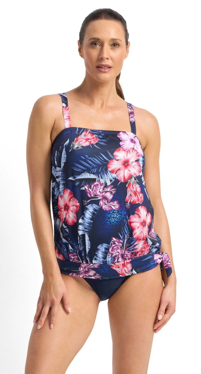 Coco Bandeau Blouson Singlet Black