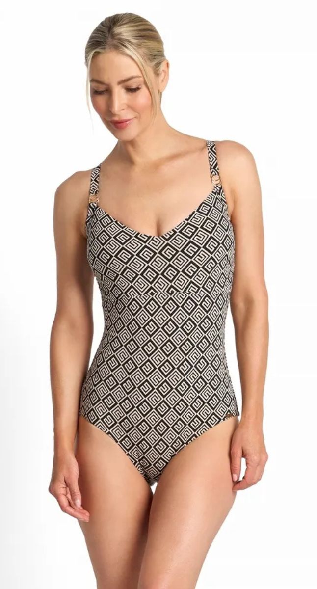Geneva F/G One Piece Swimsuit - Black