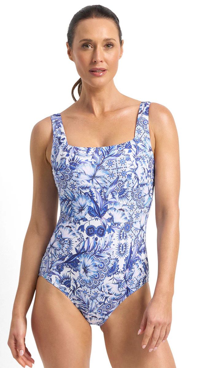 Dreamer Square Neck 1Pc - Navy