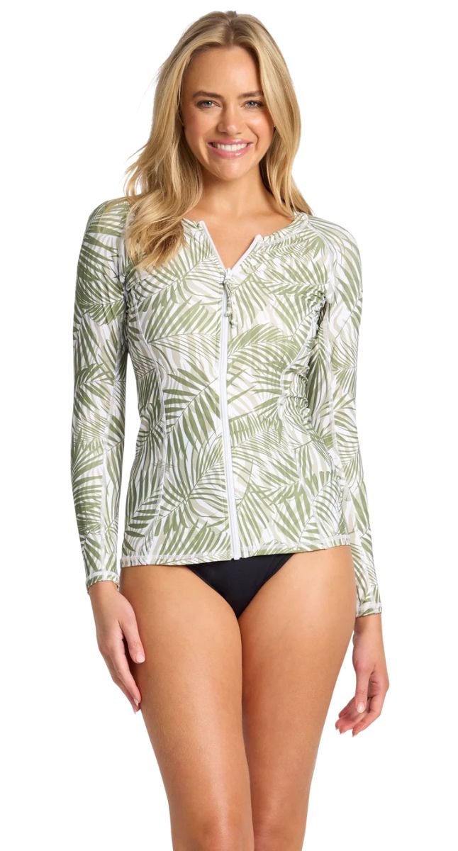 Lombok Long Sleeve Mastectomy suitable Rashie - White