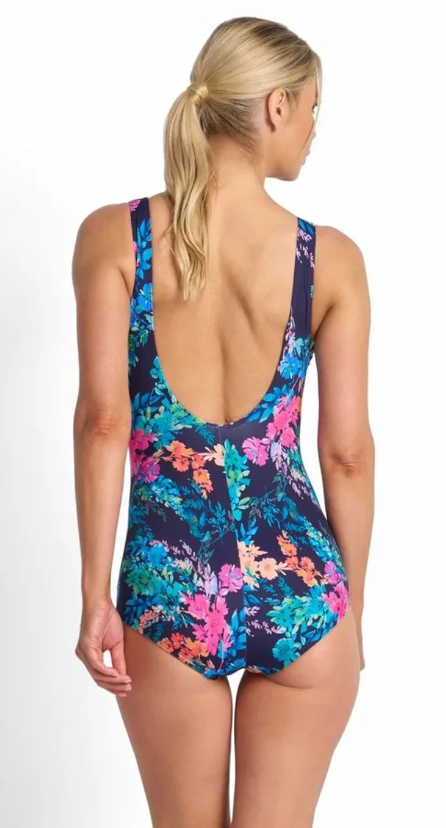 Fresia Sheath One Piece Swimsuit - Navy