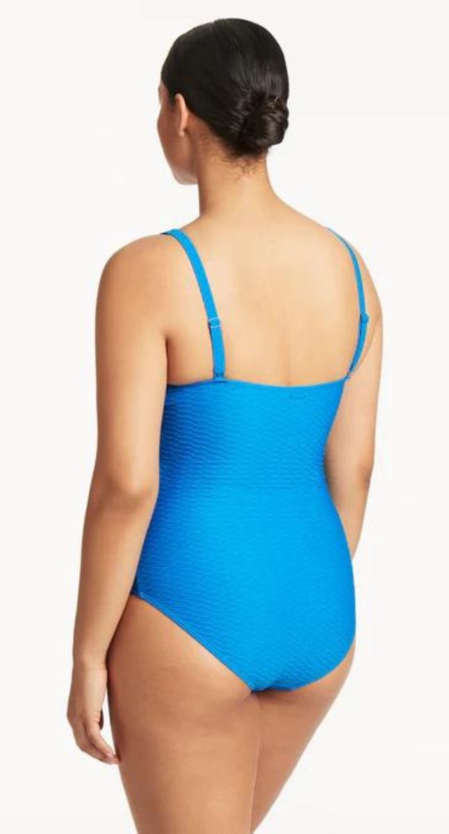 Sea Level Honeycomb Cross Front Multifit One Piece