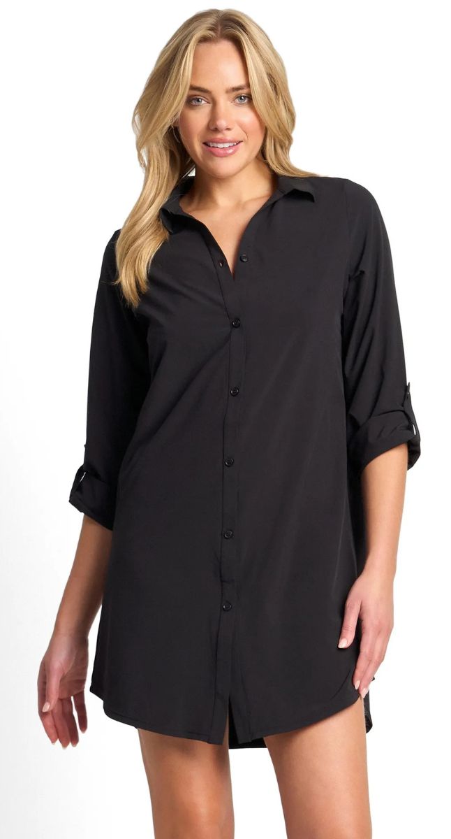 Hybrid Terry Shirt - Black