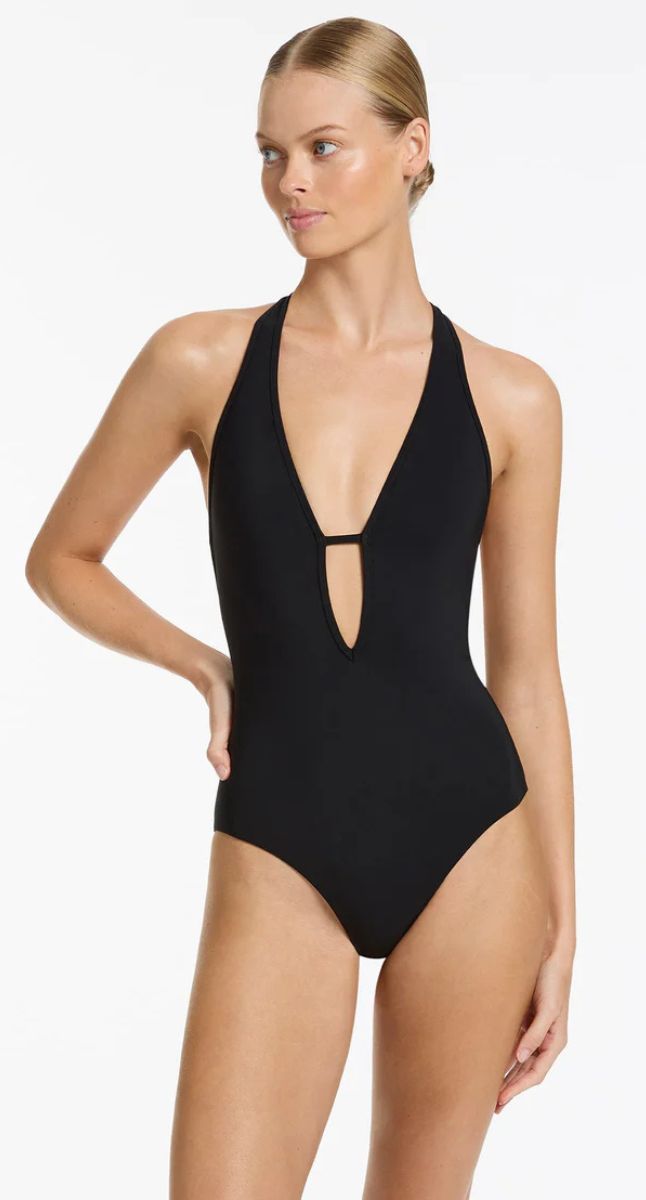 Jets Jetset Plunge One Piece Swimsuit