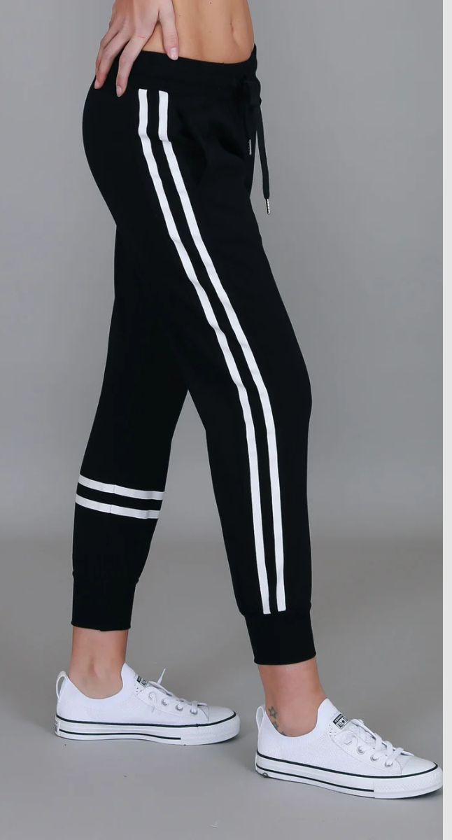 Jamie 2 Stripe Sweat Jogger
