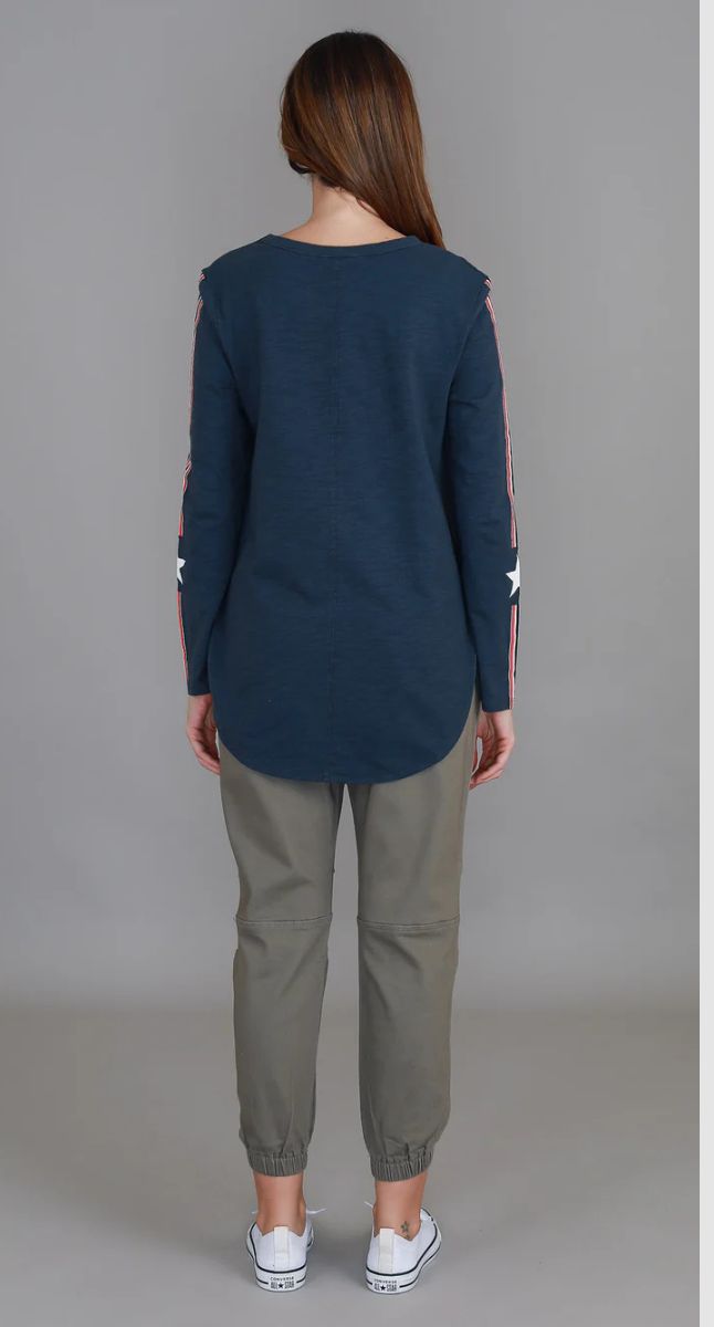 Junee Twin Stripe Star Tee