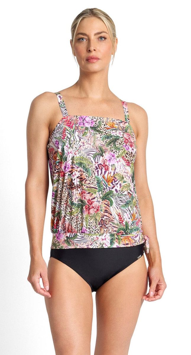 Lilymaze Bandeau Blouson Singlet - Skin