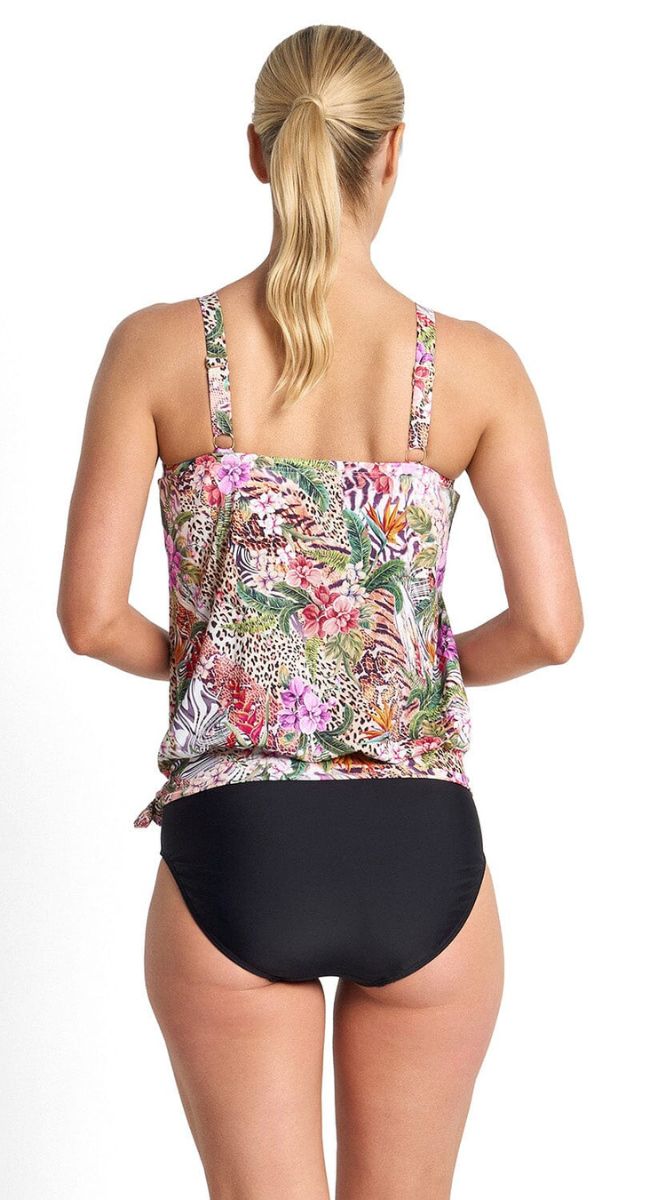 Lilymaze Bandeau Blouson Singlet - Skin
