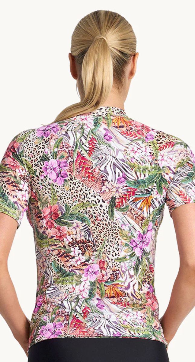 Lilymaze Short Sleeve Mastectomy suitable Rashie - Skin