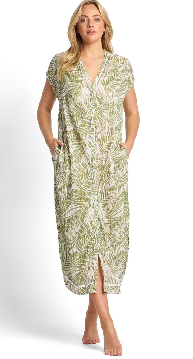 Lombok Ladder Soft Maxi Dress - White