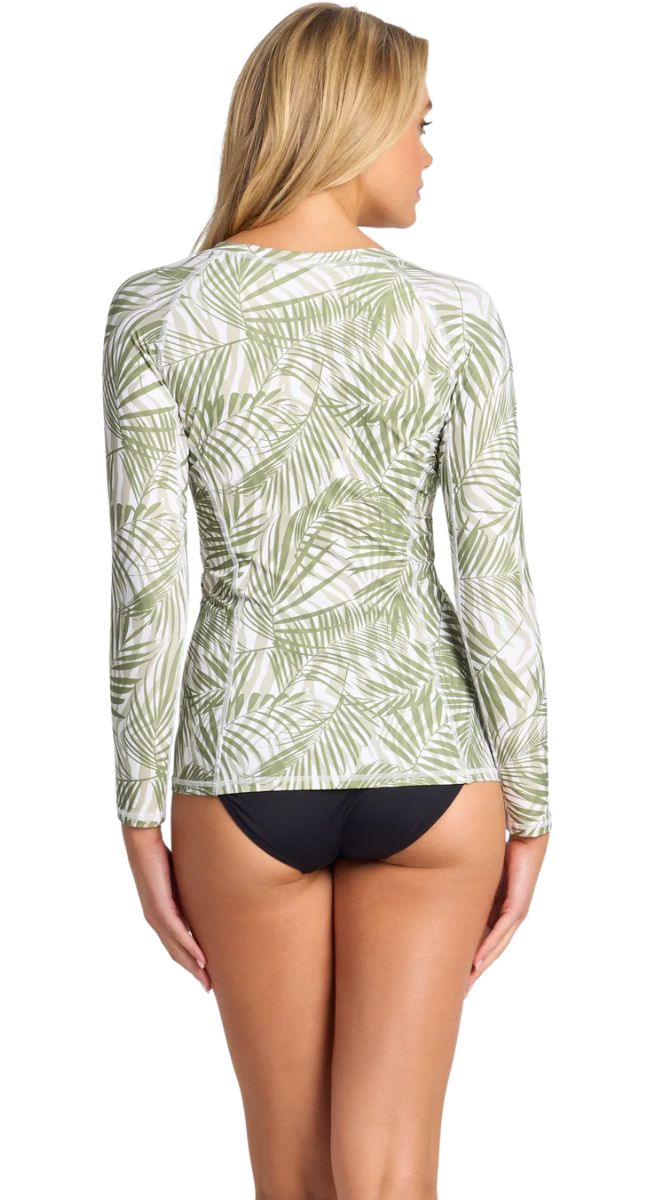 Lombok Long Sleeve Mastectomy suitable Rashie - White