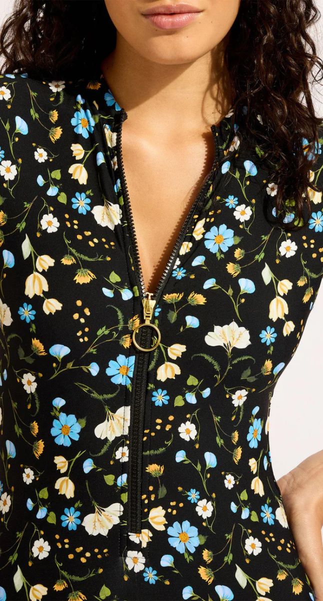 ModernRomance Zip Front One Piece