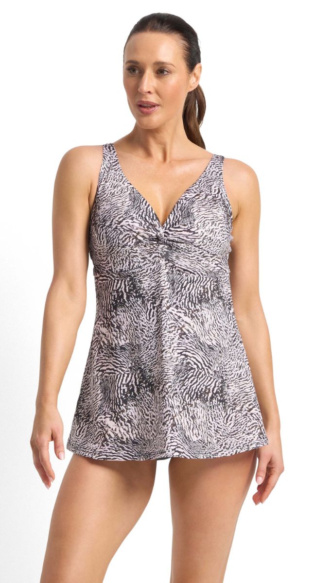 Onyx Twist Dress - Black