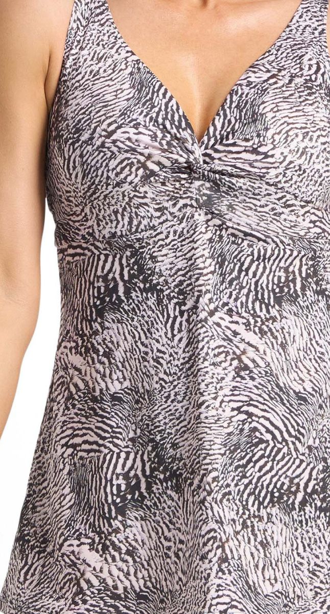 Onyx Twist Dress - Black