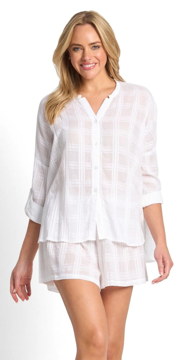 Picnic Soft Collar Button Shirt - Black