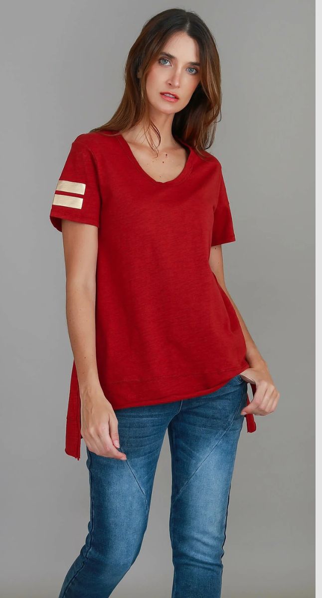 Renn Twin Gold Stripe Tee