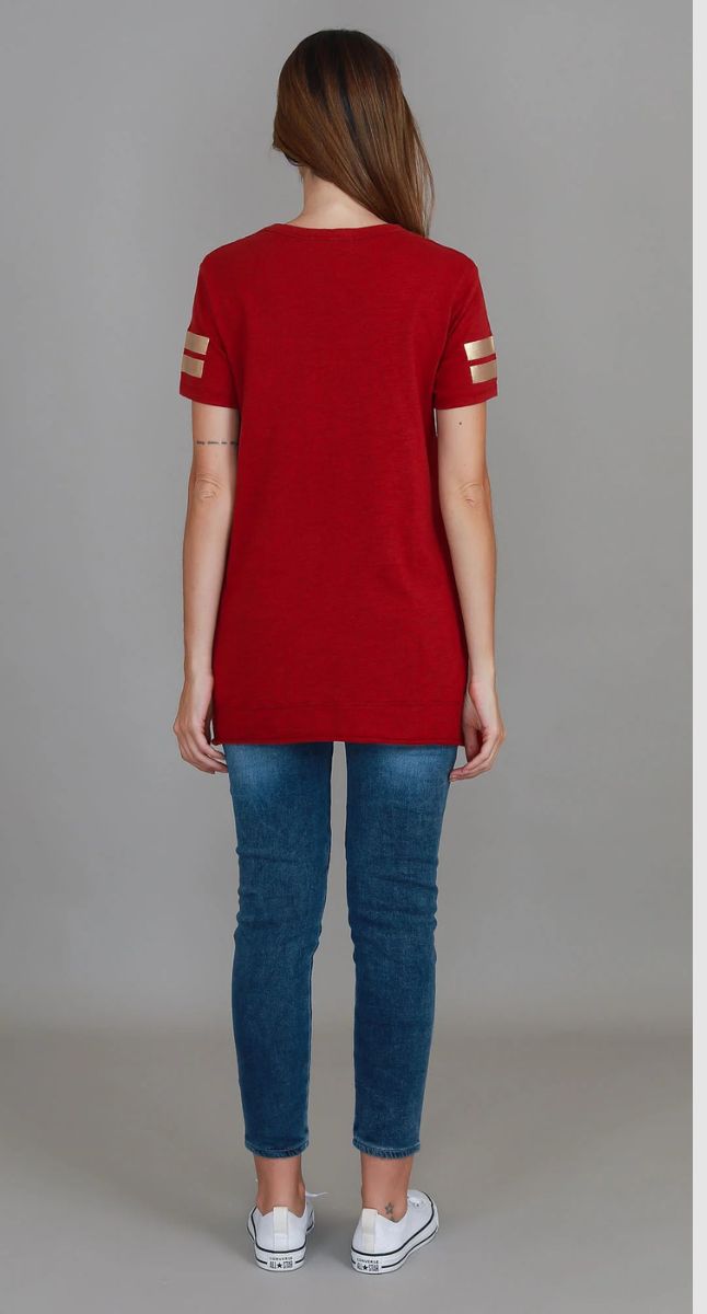 Renn Twin Gold Stripe Tee