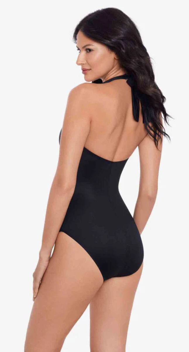 Rock Solid Utopia Wired Halter One-Piece Shaping Swimsuit