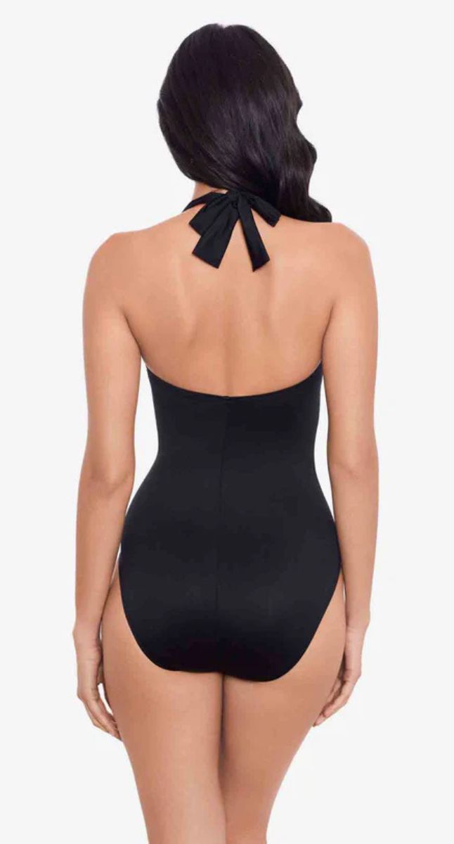 Rock Solid Utopia Wired Halter One-Piece Shaping Swimsuit