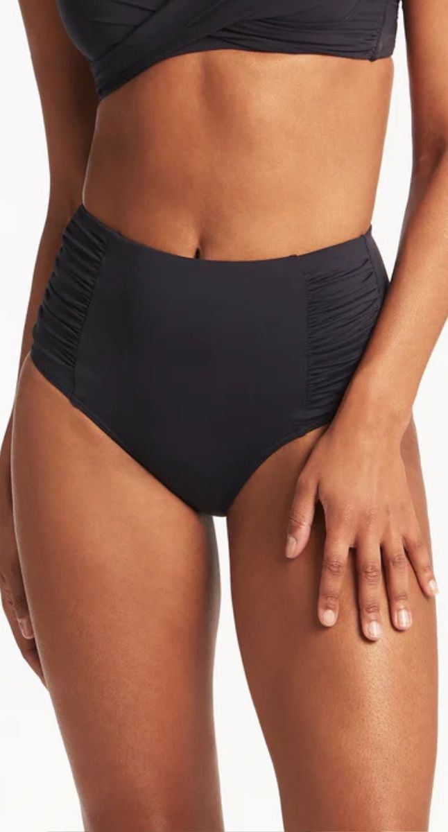 Sea Level Essentials Gathered Side High Waist Pant