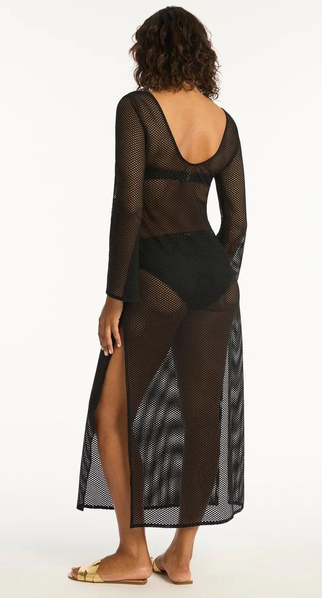 Surf Mesh Long Dress