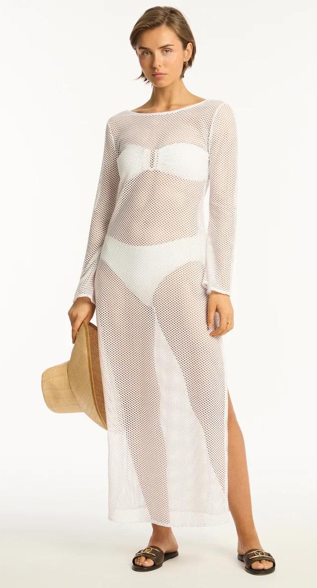 Surf Mesh Long Dress