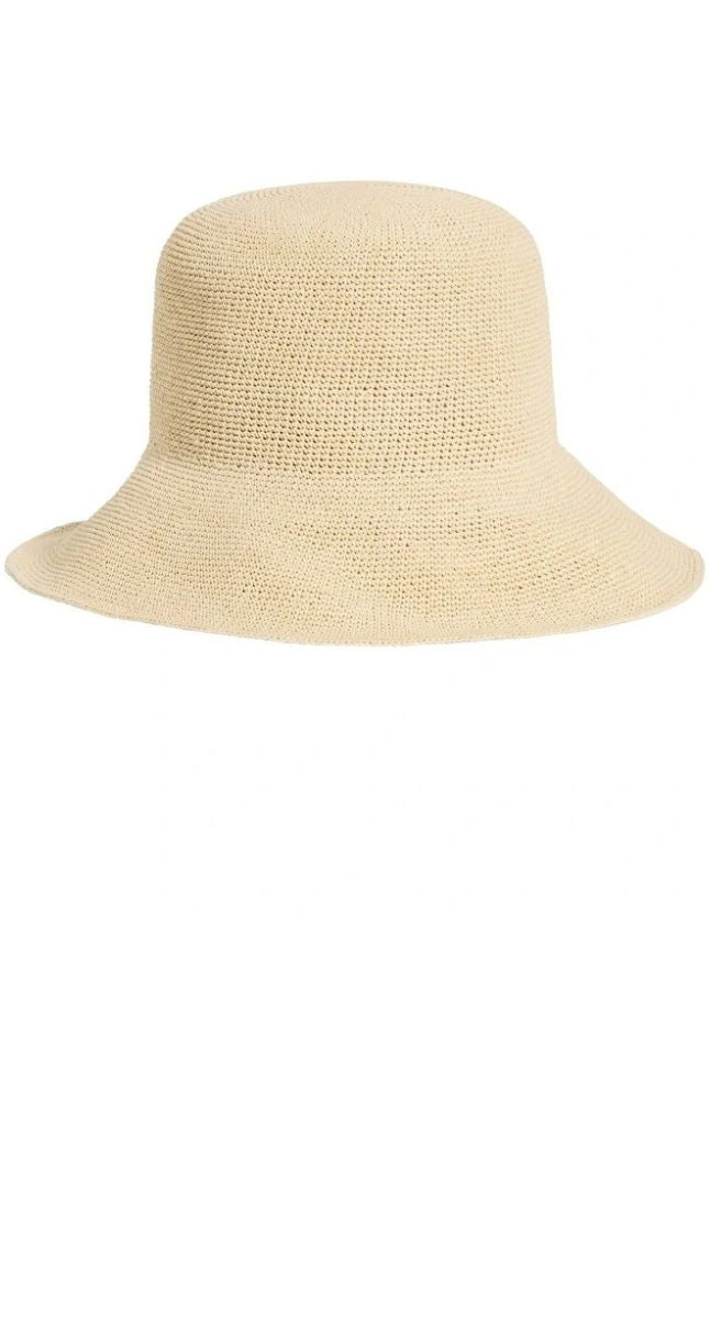 Seafolly Shadylady Packable Raffia Bucket Hat