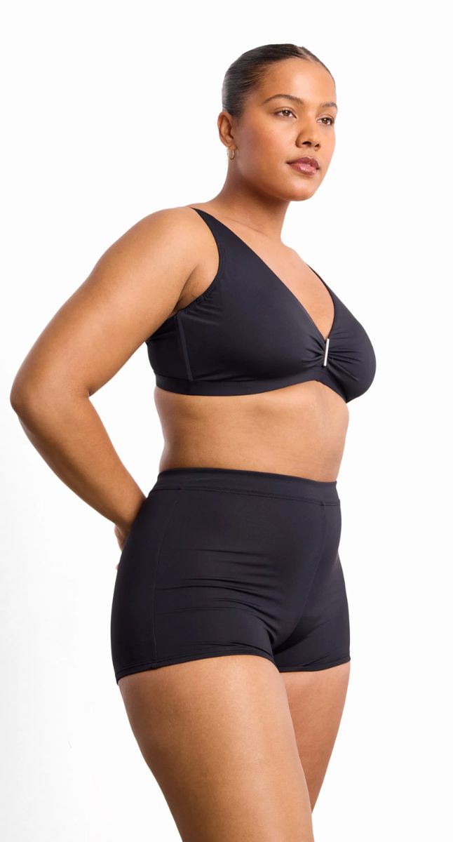 Sunseeker Basix High Waisted Boyleg Pant - Black