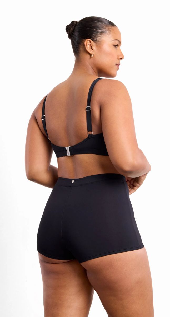 Sunseeker Basix High Waisted Boyleg Pant - Black