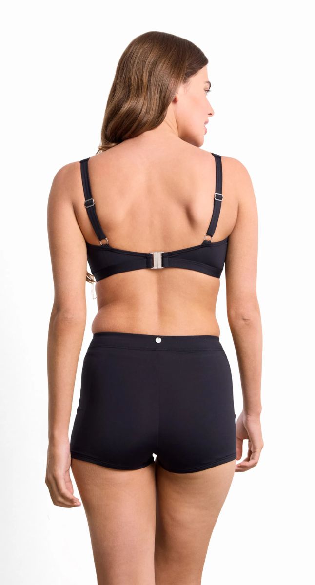 Sunseeker Basix High Waisted Boyleg Pant - Black